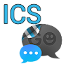 GO SMS THEME - Smooth ICS Blue icon