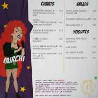 Shakahari menu 3