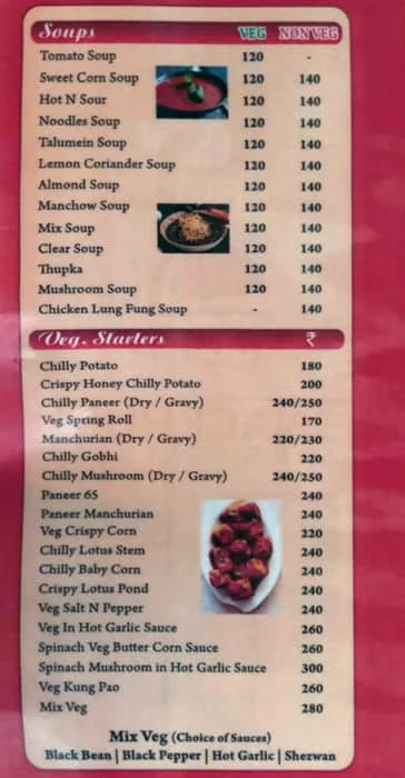 Snackhub menu 