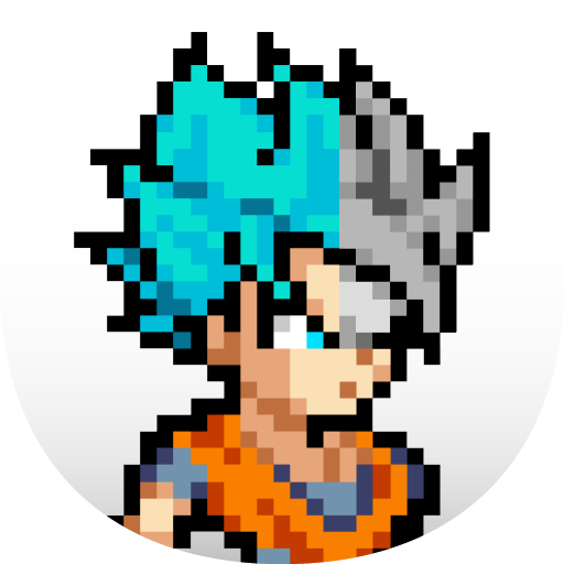 Pixel art anime