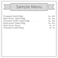 Eggless Cake Shop menu 1