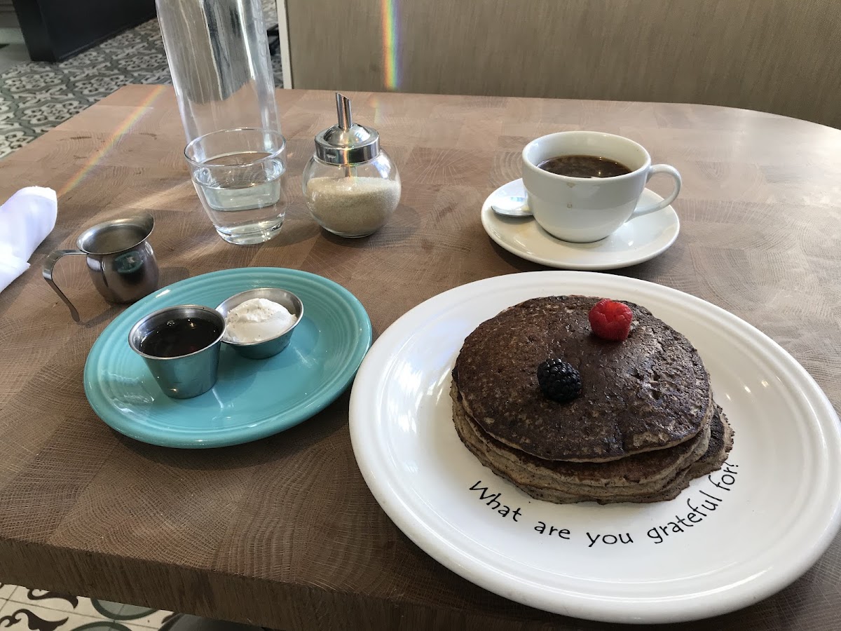 Gluten-Free Pancakes at Cafe Gratitude