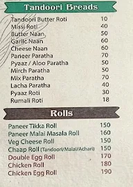 Tandoori Daawat menu 4