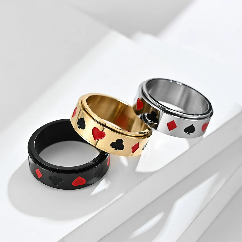Bague Carrée Spade Red Peach Plum pour un style unique. Design élégant et moderne, parfaite pour toutes les occasions. Affirmez votre individualité avec style.