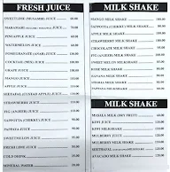 Modern Juice Center menu 1