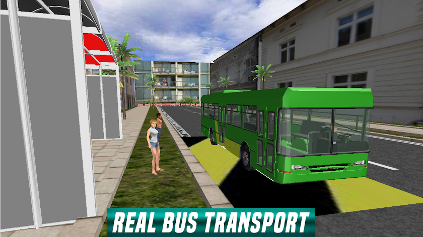 Real Bus Transport Parking Screen 1
