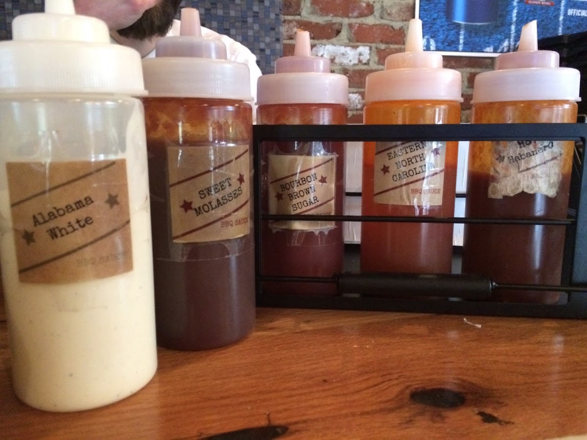 All their homemade sauces.