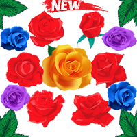 Flower Sticker Roses Sticker WAStickerApps