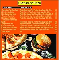 Ovenstory Pizza menu 1