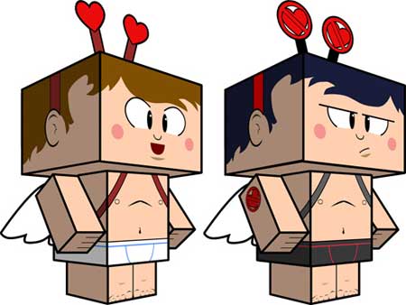 Cupid Anti-Cupid Paper Toy