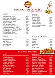 Sky Lounge By The Food Delicacies menu 2