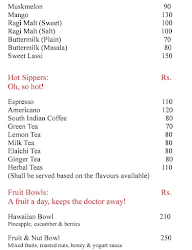 Bhavi's Cafe menu 4