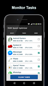 RAM Speed Optimizer screenshot 2