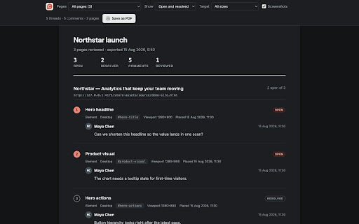 Commenter — Website Review screenshot 5