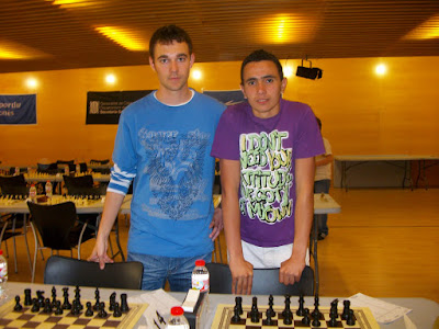 Els escaquistes del nostre centre durant el campionat