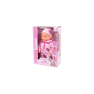 Разноцветная кукла Bambina Bebe Первые шаги 33 см ABtoys за 2 599 руб.