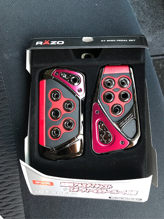 ミラカスタムのRAZOペダルカバー・ペダルカバー・RAZO・ミラカスタム・DIYに関するカスタム事例の投稿画像1枚目