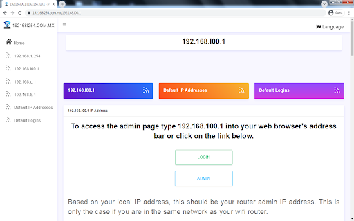 192.168 login router