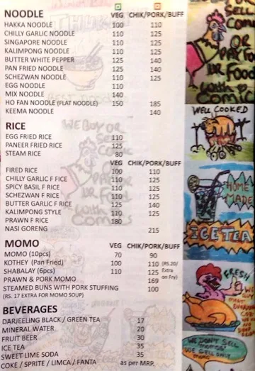 KPG Mountain Food Store menu 