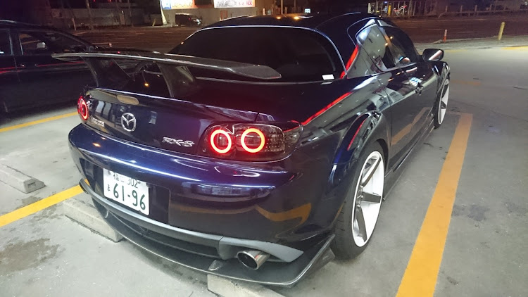 RX-8の洗車・いつものスタンド・夜中の１人水遊びに関するカスタム事例の投稿画像1枚目
