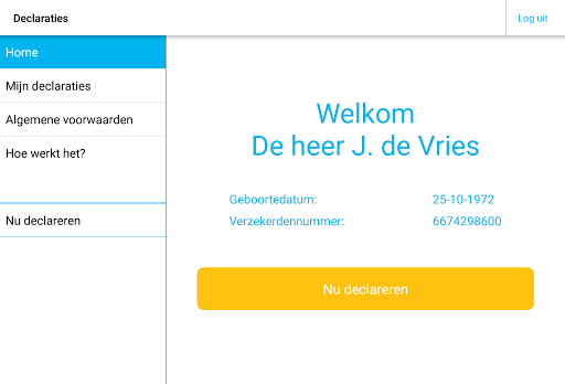 Azivo Declaratie-App