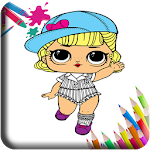 Cover Image of ดาวน์โหลด Cute Lol Dolls Coloring Book 2.0 APK