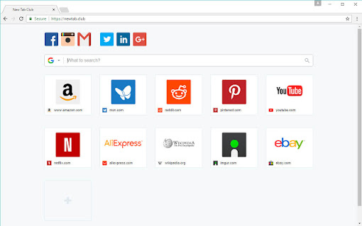 NewTab. Search