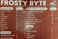 Frosty Byte menu 1