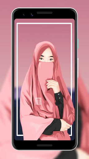 Wallpaper Kartun Muslimah