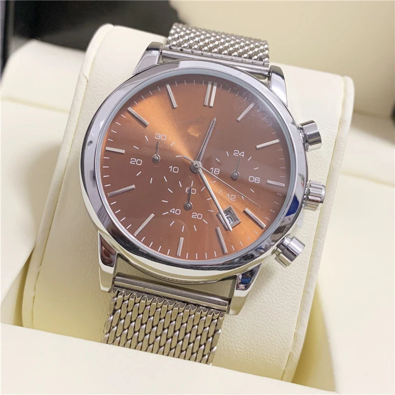 Title 4, Montre à quartz homme de luxe six aiguilles, mo...