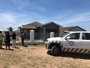 The house, in Booysen Park, were two youngsters were killed on Friday night