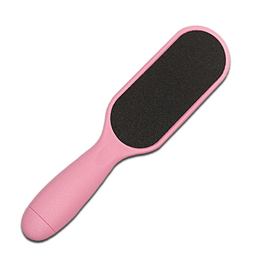 Title 2, Double-sided plastic sandpaper foot file remove...