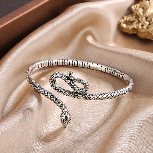 Title 4, Retro Snake-shaped Bracelet Unique Design Make ...