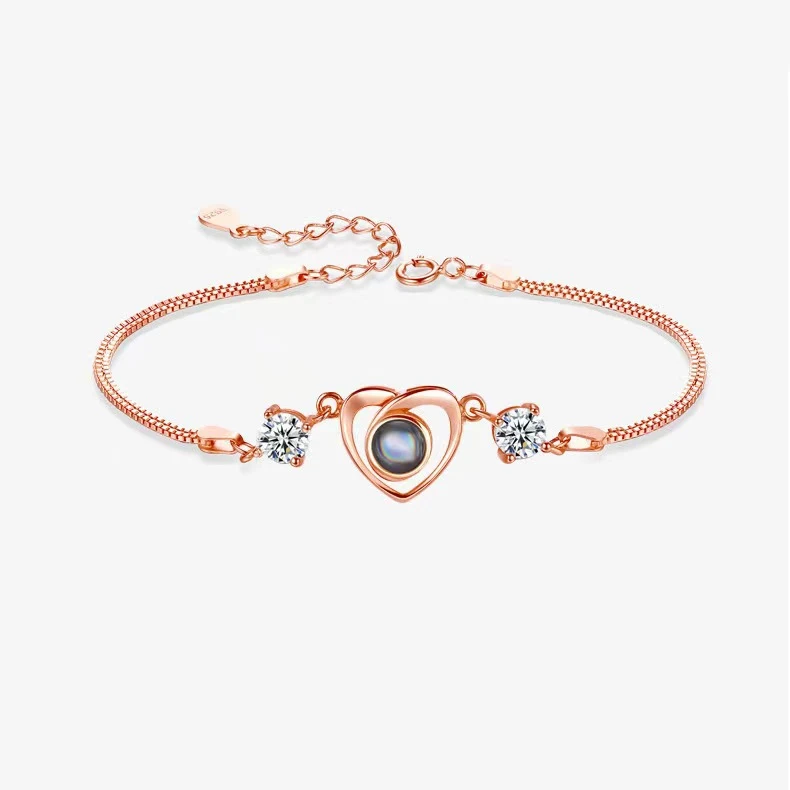 Title 5, Bracelet de projection argenté 100 motifs pour ...