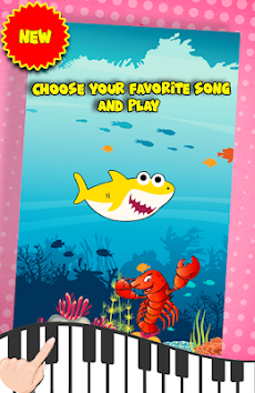 Piano Little Shark Tiles : Sea Animated swimmingのおすすめ画像3