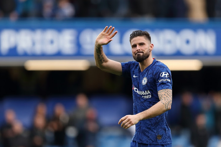 Olivier Giroud of Chelsea during the Premier League match between Chelsea FC and Everton FC at Stamford Bridge on March 8, 2020 in London, United Kingdom.