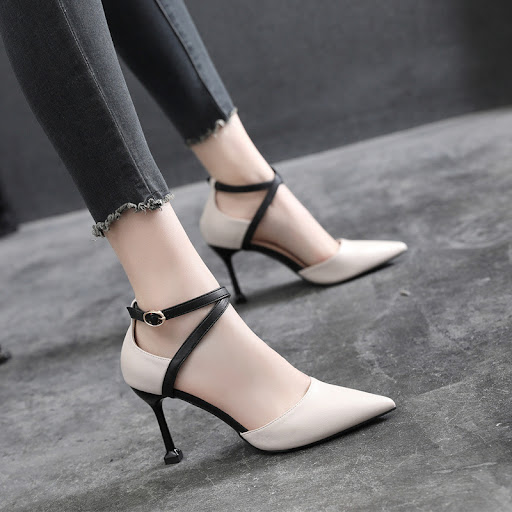 Title 7, Spring and Autumn New Pointed Toe Stiletto High...