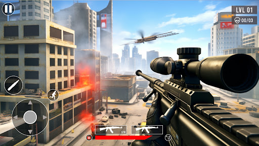 Screenshot Sniper Games Offline Battle 3D