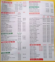 Chawla's Takeaway menu 1