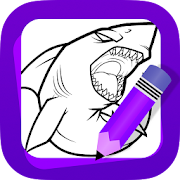 Learn How to Draw Sharks  Icon