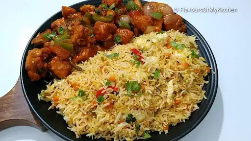 Chilli Chicken With Fried Rice