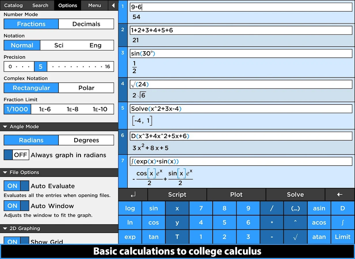    MathStudio Express- screenshot  