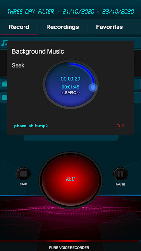 Screenshot Pure Voice Recorder Light