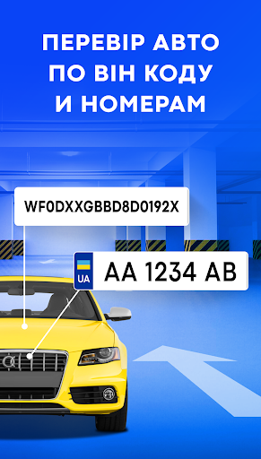 Screenshot Car check by license plate