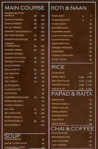 Indiyana Restaurant menu 2