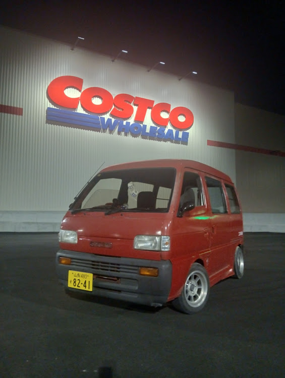 エブリイバンの58レーシング・農道ﾚｰｻｰ・De51v・COSTCOに関するカスタム事例の投稿画像1枚目