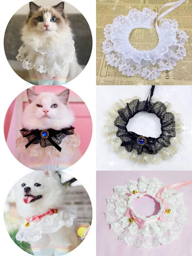 Title 5, Pet Variety Saliva Towel for Cats & Dogs, Lace ...