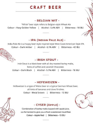 Kalali Brew menu 1