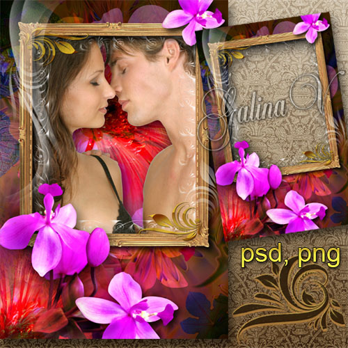Flowery Photoframe - The Fragrant World