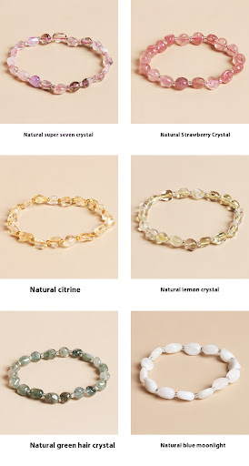 Title 8, Womens Simple and Versatile Crystal Stone Brac...